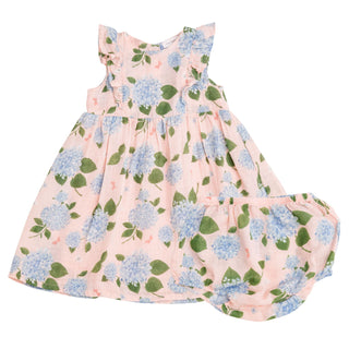 Angel Dear Hydrangea Muslin Dress, Angel Dear, Angel Dear, Angel Dear Dress, Angel Dear Dress with Diaper Cover, Angel Dear Hydrangea, Angel Dear Hydrangea Dress, Angel Dear Spring 2021, CM22