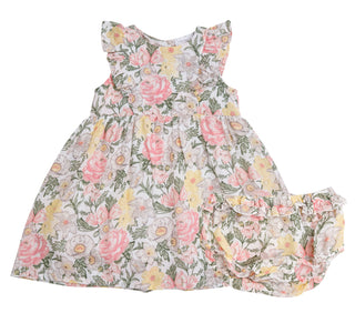Angel Dear Traditional Floral Muslin Dress, Angel Dear, Angel Dear, Angel Dear Dress, Angel Dear Dress with Diaper Cover, Angel Dear Spring 2021, Angel Dear Traditional, Angel Dear Traditiona