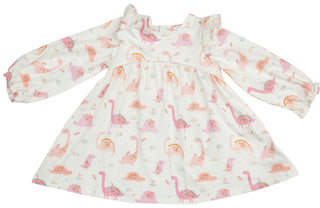 Angel Dear Floral Dinos Ruffle Dress & Legging Set, Angel Dear, angel Dear, Angel Dear Dinosaur, Angel Dear Dress, Angel Dear Floral Dinos, Angel Dear Floral Dinos Pink Ruffle Dress, Angel De