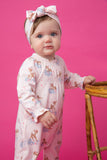 Angel Dear Woodland Deer Bamboo Ruffle Sleeve Romper, Angel Dear, angel Dear, Angel Dear Bamboo Ruffle Sleeve Romper, Angel Dear Romper, Angel Dear Ruffle Sleeve Romper, Angel Dear Woodland D
