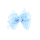 Large Waterproof Double Knot Hair Bow on Clippie, Beyond Creations, Alligator Clip Hair Bow, Beyond Creations, Bow, cf-size-apple-green, cf-size-aqua, cf-size-aquamarine, cf-size-black, cf-si