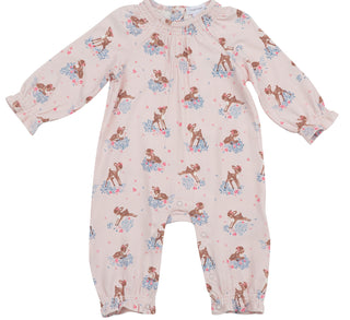 Angel Dear Woodland Deer Bamboo Ruffle Sleeve Romper, Angel Dear, angel Dear, Angel Dear Bamboo Ruffle Sleeve Romper, Angel Dear Romper, Angel Dear Ruffle Sleeve Romper, Angel Dear Woodland D