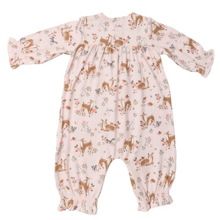Angel Dear Woodland Animals Smocked Romper, Angel Dear, angel Dear, Angel Dear Bamboo Romper, Angel Dear Fall 2021, Angel Dear Romper, Angel Dear Smocked Romper, Angel Dear Woodland Animals, 