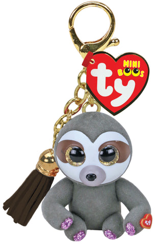 Ty Mini Boo Collectible Clip - Dangler the Sloth, Ty Inc, Beanie Boo, Beanie Boos, cf-type-beanie-boo-clip, cf-vendor-ty-inc, Keychain, Mini Boo, Stocking Stuffer, Stocking Stuffers, Toy, Ty,