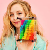 Iscream Rainbow Pin art, Iscream, cf-type-toys, cf-vendor-iscream, iScream, Iscream Pin Art, Iscream Rainbow, Iscream Rainbows, iscream-shop, Pin Game, Pin N Play, Rainbow, Toys - Basically B