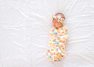 Copper Pearl Citrus Knit Swaddle Blanket, Copper Pearl, Copper Pearl, Copper Pearl Citrus, Copper Pearl Citrus Knit Swaddle Blanket, Copper Pearl Oranges, Copper Pearl Swaddle, Copper Pearl S