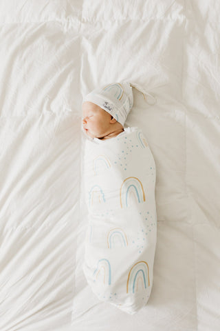 Copper Pearl Skye Knit Swaddle Blanket, Copper Pearl, cf-type-swaddling-blanket, cf-vendor-copper-pearl, Copper Pearl, Copper Pearl Rainbow, Copper Pearl Skye, Copper Pearl Skye Knit Swaddle 