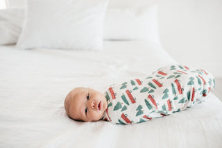 Copper Pearl Nicholas Knit Swaddle Blanket, Copper Pearl, All Things Holiday, Christmas Swaddle, Copper Pearl, Copper Pearl Christmas, Copper Pearl Nicholas, Copper Pearl Nicholas Knit Swaddl