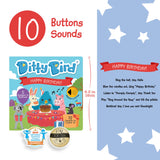 Ditty Bird Happy Birthday Sound Board Book, Ditty Bird, 1st Birthday, Birthday, Birthday Book, Birthday Boy, Birthday Girl, Board Book, Book, Books, Books for Children, cf-type-books, cf-vend