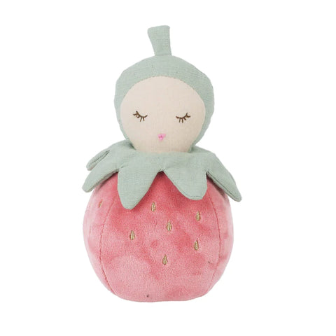 Mon Ami Pink Berry Chime Activity Toy, Mon Ami, cf-type-toys, cf-vendor-mon-ami, Fruit, Mon Ami, Mon Ami Designs, Mon Ami Pink Berry Chime Activity Toy, Plush, Plush Berry, Strawberry, Stuffe