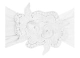 Baby Bling White Applique Flower Headband, Baby Bling, Baby bling, Baby Bling Headband, Baby Bling Special Occasion Collection, Baby bling Spring 2021, Baby Bling White, Baby Bling White Appl