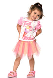 Baby Sara Multi Color Pink Hanky Mesh Tutu, Baby Sara, Baby Sara, Baby Sara Skirt, Big Girl, Big Girl Clothing, Birthday, Birthday Girl, Birthday Girl Outfit, Birthday Tutu, Bottom, Bottoms, 