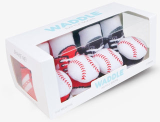 Waddle Baseball Rattle Socks, Waddle, Baseball, Baseball Baby, Baseball Sock, Baseball Sock Set, Baseball socks, Cyber Monday, Sock Set, Waddle, Waddle Baseball Rattle Socks, waddle baseball 