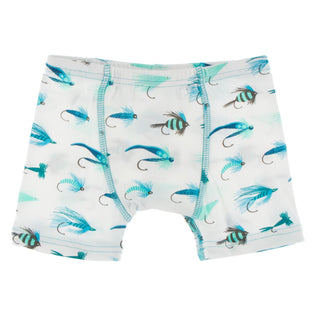KicKee Pants Natural Fishing Flies & Stone Rainbow Trout Boys Boxer Briefs Set, KicKee Pants, Boxer Brief, Boxer Briefs, Boys Boxer Brief Set, Boys Boxer Briefs Set, Els PW 8598, KicKee, KicK
