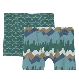 KicKee Pants Ivy Lattice & Glacier Mountains Boxer Brief, KicKee Pants, Boxer Brief, Boxer Briefs, CM22, Els PW 8598, Glacier Mountains, Ivy Lattice, KicKee, KicKee Boxer Brief, KicKee Pants,