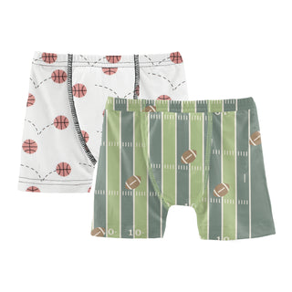 KicKee Pants Football & Natural Basketball Boys Boxer Brief, KicKee Pants, Boxer Brief, Boxer Briefs, CM22, Els PW 8598, KicKee, KicKee Boxer Brief, KicKee Pants, KicKee Pants Boxer Briefs, K