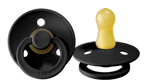 BIBS Pacifier 2 Pack Black