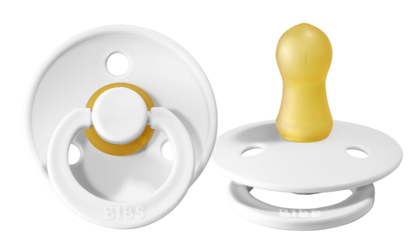White bibs pacifier 2025
