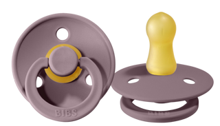 BIBS Pacifier 2 Pack - Heather, BIBS, BIBS, BIBS BPA-Free Natural Rubber Baby Pacifier, Bibs Classic Pacifier, BIBS Pacifier, BIBS Pacifier 2 Pack Heather, BIBS Pacifiers, Bibs Stage 1, Bibs 