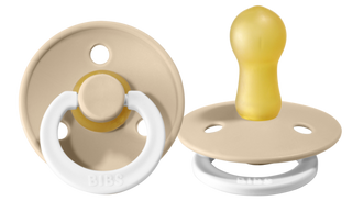 BIBS Pacifier 2 Pack Glow - Vanilla Glow, BIBS, BIBS, BIBS BPA-Free Natural Rubber Baby Pacifier, Bibs Classic Pacifier, BIBS Glow, BIBS Glow in the Dark, BIBS Nightime, BIBS Pacifier, BIBS P