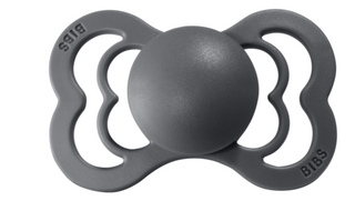 BIBS Supreme Silicone Pacifier - Iron, BIBS, BIBS, BIBS Pacifier, BIBS Pacifiers, Bibs Stage 1, Bibs Stage 2, Bibs Supreme, BIBS Supreme Pacifier, BIBS Supreme Silicone Pacifier, BIBS Supreme