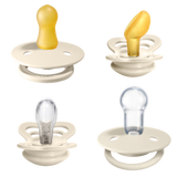 BIBS Try-It Collection - Ivory, BIBS, Bibs, BIBS BPA-Free Natural Rubber Baby Pacifier, BIBS Ivory, BIBS Pacifier, BIBS Pacifiers, Bibs Supreme, BIBS Supreme Pacifier, BIBS Supreme Silicone P