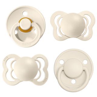 BIBS Try-It Collection - Ivory, BIBS, Bibs, BIBS BPA-Free Natural Rubber Baby Pacifier, BIBS Ivory, BIBS Pacifier, BIBS Pacifiers, Bibs Supreme, BIBS Supreme Pacifier, BIBS Supreme Silicone P