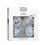 BIBS Try-It Collection - Baby Blue, BIBS, Bibs, BIBS Baby Blue, BIBS BPA-Free Natural Rubber Baby Pacifier, BIBS Pacifier, BIBS Pacifiers, Bibs Supreme, BIBS Supreme Pacifier, BIBS Supreme Si
