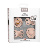 BIBS Try-It Collection - Blush, BIBS, Bibs, BIBS Blush, BIBS BPA-Free Natural Rubber Baby Pacifier, BIBS Pacifier, BIBS Pacifiers, Bibs Supreme, BIBS Supreme Pacifier, BIBS Supreme Silicone P