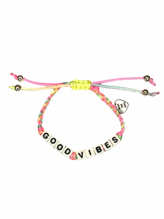 Friendship Bracelet - Good Vibes Pastel, Bead Me Silly, Bead Me Silly, Bead Me Silly Friendship Bracelet, Bead Me Silly Friendship Bracelet - Good Vibes, Bead Me Silly Friendship Bracelet - G
