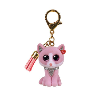 Ty Mini Boo Collectible Clip - Fiona the Cat, Ty Inc, Beanie Boo, Beanie Boos, cf-type-beanie-boo-clip, cf-vendor-ty-inc, Fiona the Cat, Keychain, Mini Boo, Stocking Stuffer, Stocking Stuffer