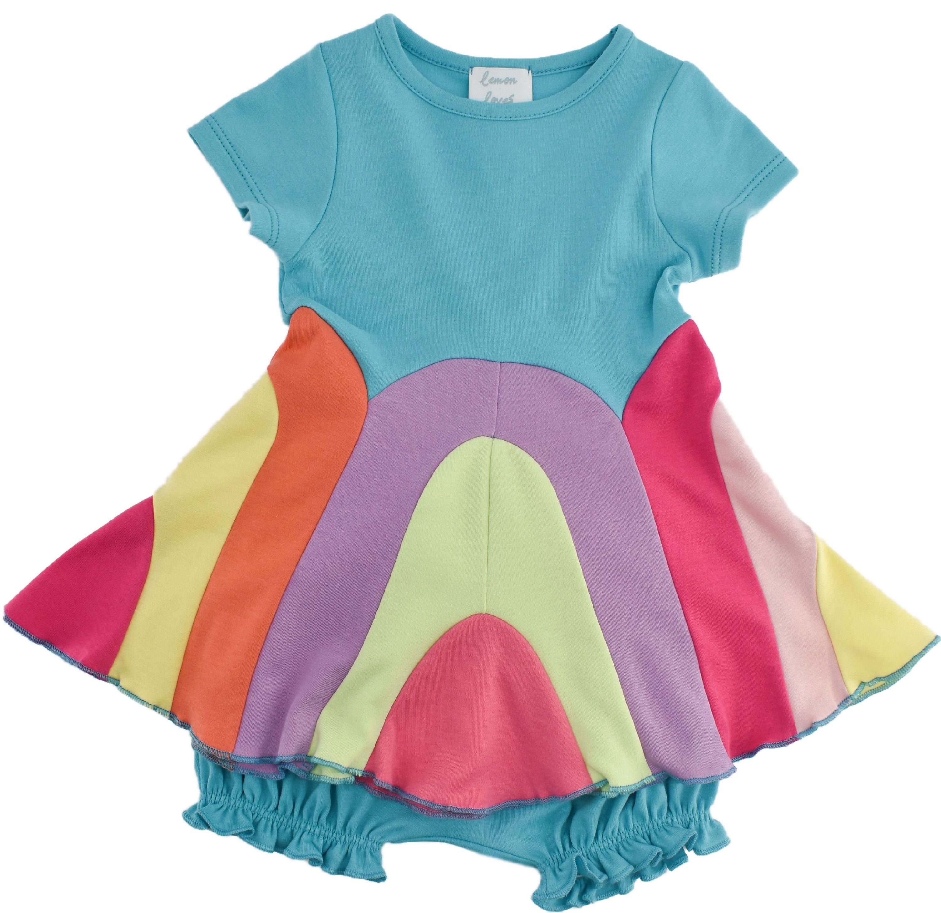 Lemon loves lime shop rainbow twirl dress