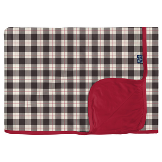KicKee Pants Midnight Holiday Plaid Toddler Blanket, KicKee Pants, All Things Holiday, CM22, Jolly Holiday Sale, KicKee, KicKee Pants, KicKee Pants Toddler Blanket, KicKee Pants Winter Celebr