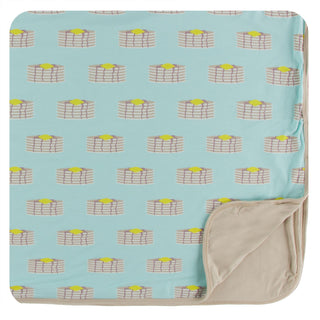 KicKee Pants Summer Sky Pancakes Toddler Blanket, KicKee Pants, Blanket, cf-type-blanket, cf-vendor-kickee-pants, CM22, KicKee, KicKee Pants, KicKee Pants Culinary Arts, KicKee Pants Toddler 