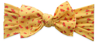 Baby Bling Mustard Ditsy Floral Printed Knot Headband, Baby Bling, Baby Bling, Baby Bling Bows, Baby Bling Floral, Baby Bling Headband, Baby Bling Knot Headbandm, Baby Bling Printed Headband,