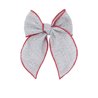 Baby Bling Grey w/Red Tweed Belle Clip, Baby Bling, Baby Bling, Baby Bling Belle Clip, Baby Bling Bows, Baby Bling Clip, Baby Bling Clippie, Baby bling Clips, Baby Bling Grey w/Red Tweed, Bab