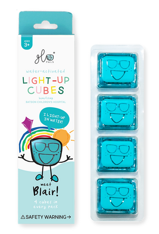 Blair - Blue Light Up Cubes, Glo Pals, Blair Blue Glo Pal, EB Boys, EB Girls, Glo Pal, Glo Pals, Glo Pals Character, Glo Pals Light Up Cubes, Glo Pals Light Up Cubes - Blair, Glo Pals Light-U