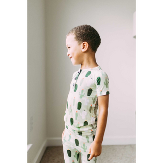 Gigi and Max Alex 2pc Set, Gigi and Max, 2pc Pajama Set, Bamboo Pajama, Cactus, Gigi & Max, Gigi & Max Alex, Gigi & Max Alex 2pc Set, Gigi & Max Cactus, Gigi and Max, Gigi and Max Alex, Gigi 