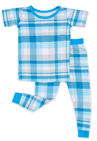Little Sleepies Blueberry Plaid Bamboo 2pc Pajama Set, Little Sleepies, Bamboo Pajama, Bamboo Pajama Set, Bamboo Pajamas, Blueberry Plaid, CM22, Little Sleepies, Little Sleepies Bamboo, Littl