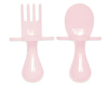 Are You Blushing Grabease Fork & Spoon Set, Grabease, Are You Blushing Grabease Set, Baby Fork and Spoon Set, Blush  Utensils, Blush Grabease Set, CM22, Cyber Monday, EB Baby, First Self Feed