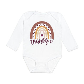 Thankful Rainbow L/S Bodysuit, Sweet Wink, cf-size-0-3-months, cf-type-onesie, cf-vendor-sweet-wink, Sweet Wink, Sweet Wink Thankful, Thankful Rainbow L/S Bodysuit, Thanksgiving, Thanksgiving
