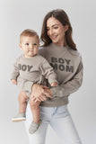 Le La Lo Boy Chenille Sweatshirt Romper - Baby, LE LA LO, Boy Chenille Sweatshirt - Mini, Boy Mama, Boy Mom, Boy Mom Sweatshirt, bubble romper, cf-size-12-18-months, cf-vendor-le-la-lo, LE LA