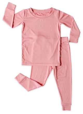 Little Sleepies Solid Bubblegum Bamboo 2pc Pajama Set, Little Sleepies, Bamboo Pajama, Bamboo Pajama Set, Bamboo Pajamas, CM22, Little Sleepies, Little Sleepies Bamboo, Little Sleepies Pajama