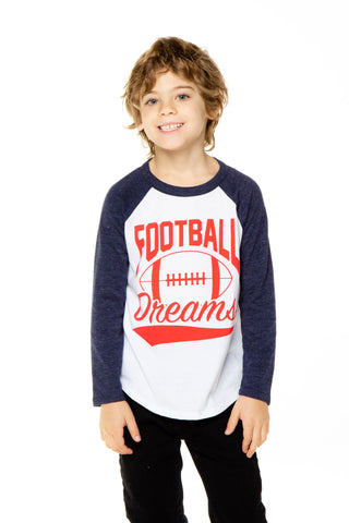 Chaser Football Dreams L/S Raglan Tee, Chaser, Boys Clothing, Chaser, Chaser Football, Chaser Football Dreams, Chaser Football Dreams L/S Raglan Tee, Chaser Football Long Sleeve Tee, Chaser F
