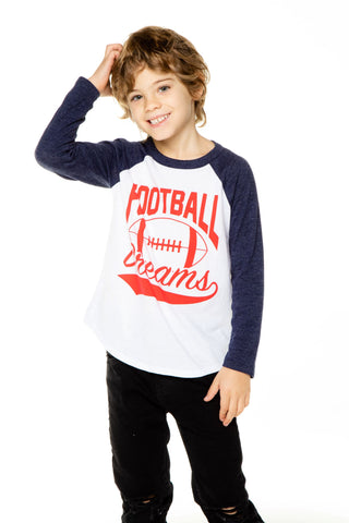 Chaser Football Dreams L/S Raglan Tee, Chaser, Boys Clothing, Chaser, Chaser Football, Chaser Football Dreams, Chaser Football Dreams L/S Raglan Tee, Chaser Football Long Sleeve Tee, Chaser F
