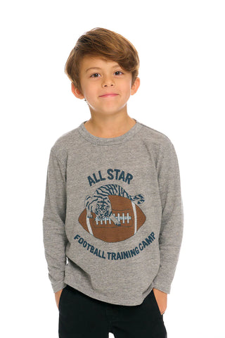 Chaser Football Camp L/S Tee, Chaser, Boys Clothing, cf-size-6, cf-size-7, cf-size-8, cf-type-shirts-&-tops, cf-vendor-chaser, Chaser, Chaser Football, Chaser Football Long Sleeve Tee, Chaser