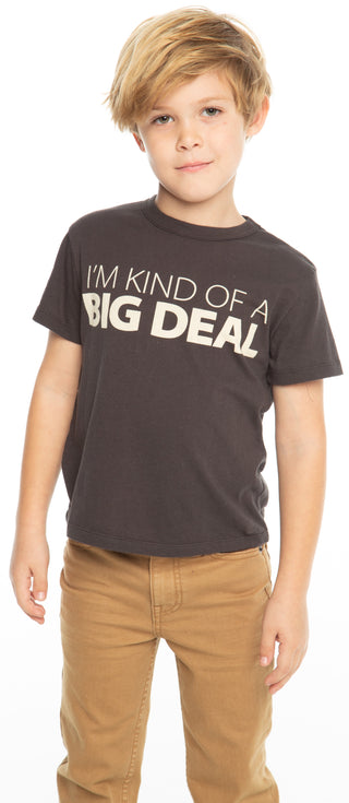 Chaser Big Deal Vintage Black S/S Tee, Chaser, Big Deal Tee, Black Friday, Boys Clothing, Chaser, Chaser Big Deal Tee, Chaser Big Deal Vintage Black S/S Tee, Chaser I'm Kind of a Big Deal Tee