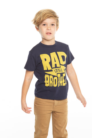 Chaser Rad Lil Bro Avalon (Dark Blue) Tee, Chaser, Brother Shirt, cf-size-7, cf-type-tee, cf-vendor-chaser, Chaser, Chaser Kid, Chaser Kids, Chaser Kids Tee, Chaser Rad Lil Bro Avalon Dark Bl