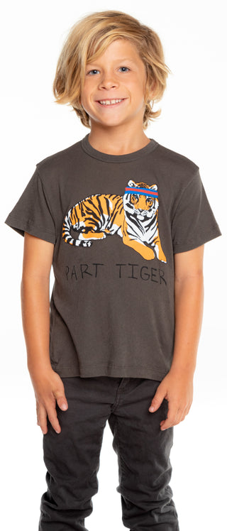 Chaser Sporty Tiger S/S Tee, Chaser, Boys Clothing, Chaser, Chaser Kids, Chaser Kids Tee, Chaser Part Tiger Tee, Chaser Sporty Tiger S/S Tee, Chaser Sporty Tiger Short Sleeve Tee, Chaser Tee,