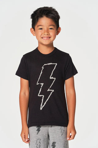 Chaser Scribble Bolt S/S Tee, Chaser, Boys Clothing, cf-size-8, cf-type-tee, cf-vendor-chaser, Chaser, Chaser Kids, Chaser Kids Tee, Chaser Scribble Bolt S/S Tee, Chaser Tee, JAN23, Lightning